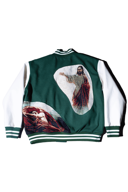 Jesus Varsity Jacket: THE SAVIORS RETURN