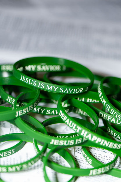 JESUS IS MY SAVIOR WRISTBANDS
