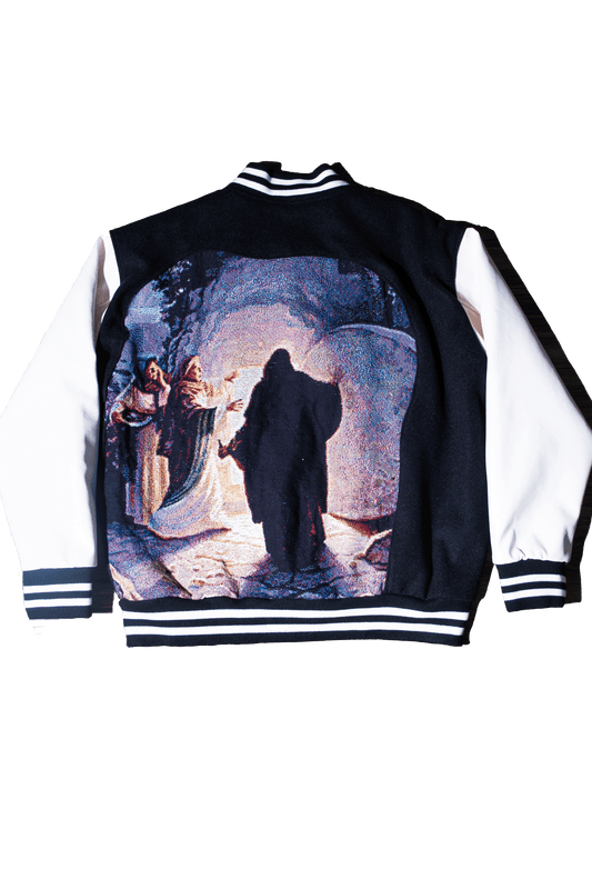 Jesus Varsity Jacket: TOUMB AT NIGHT